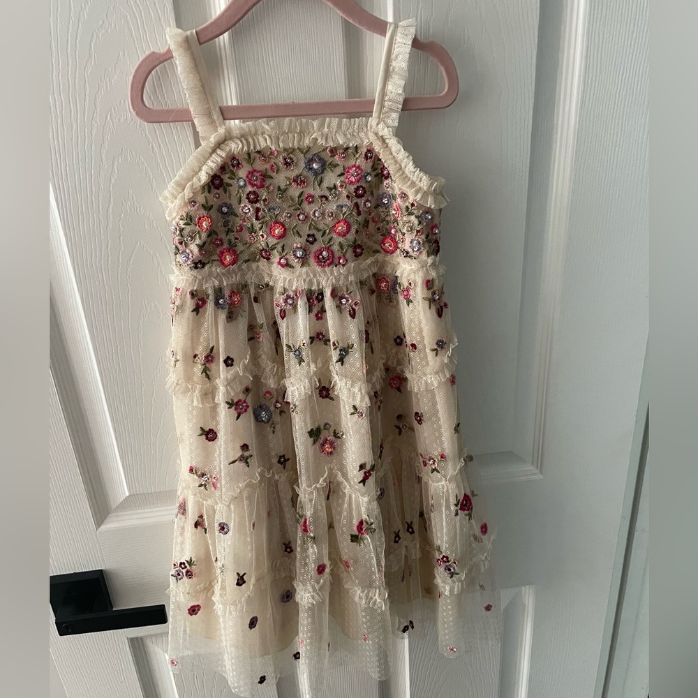 Needle & Thread Little Girls Beaded Flower Girl Dress